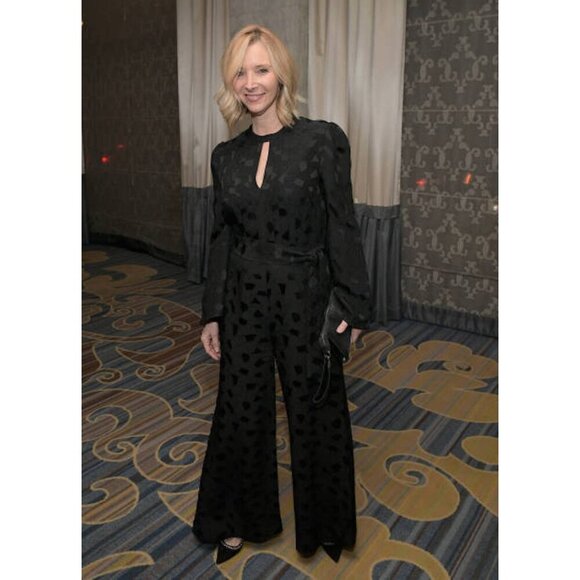 Co. Los Angeles - Wide Leg Jacquard Jumpsuit - Worn by Lisa Kudrow - XS Oversize - Picture 1 of 15